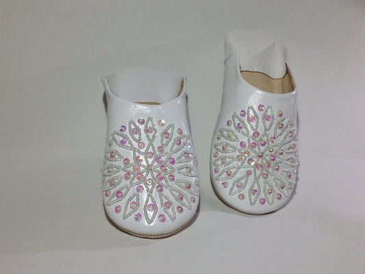 slippers white women for home