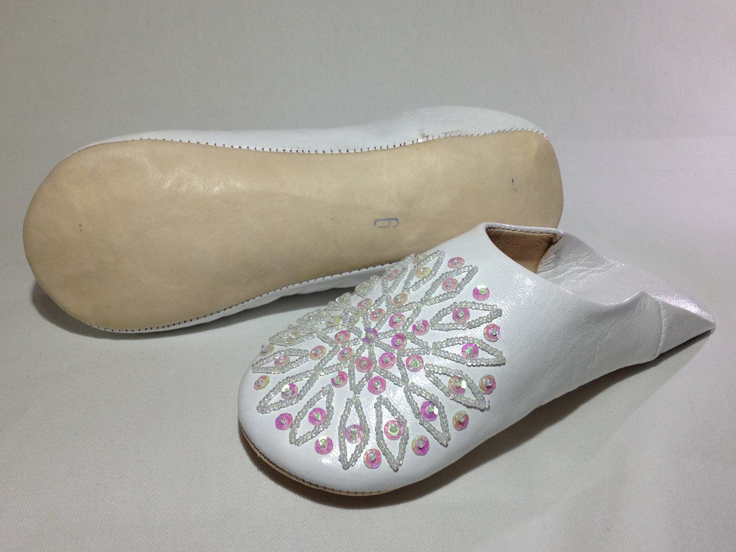 slippers white women for home